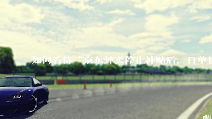 如何看待“京东外卖停止补贴后,日单量跌至两万单”这件事?